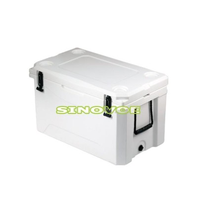 Plastic rotomolded outdoor locking coolers solid color insulated ice cooling box