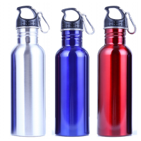 Promotes 24 oz stainless steel water bottles with easy grip