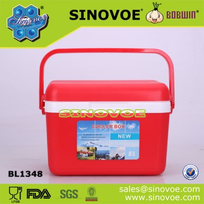 Plastic insulated cheap picnic ice cooler box