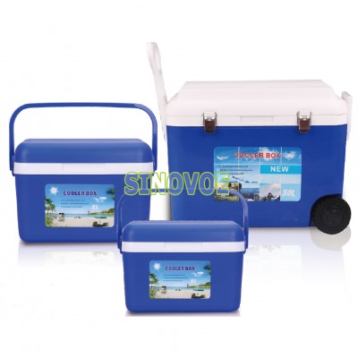 Portable cooler box with handle leak proof with LLDPE+PU best quality for food fresh over 72hours with wheels